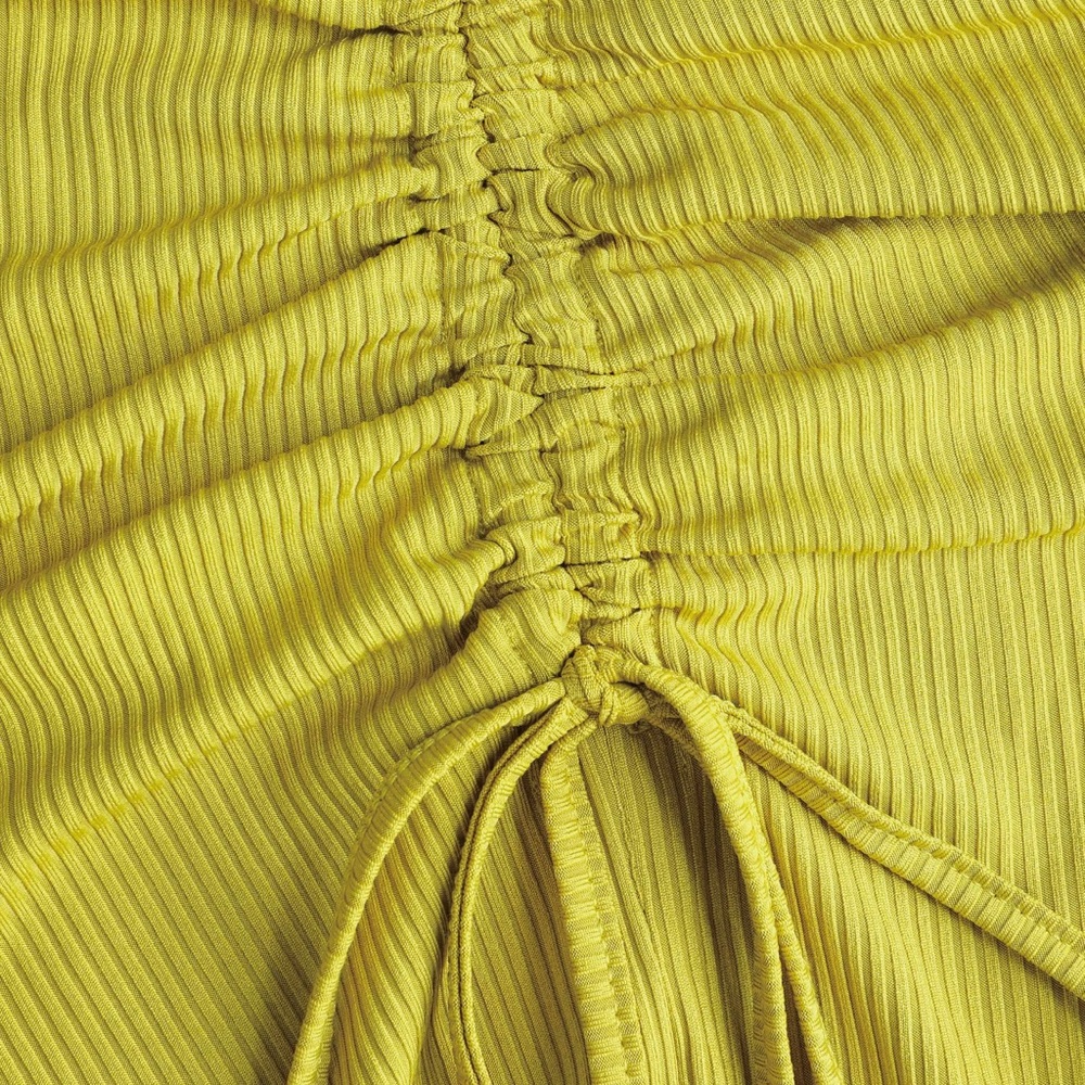 Green Drawstring Maxi Dress - Picture 6 of 7